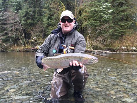 Fly Fishing For Steelhead On The American River.